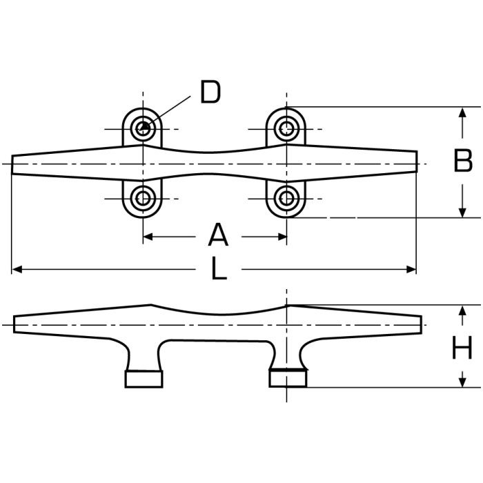 Knaga okrągła polerowana 300 mm A4 art. T7217