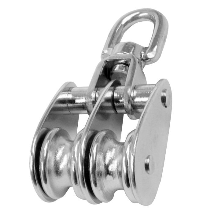 Blok podwójny rolka 50 mm L=142 mm z uchem obrotowym A2 art.T 7390