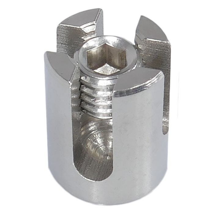 Zacisk krzyżowy zamknięty do liny 5 mm A4 art. T7424
