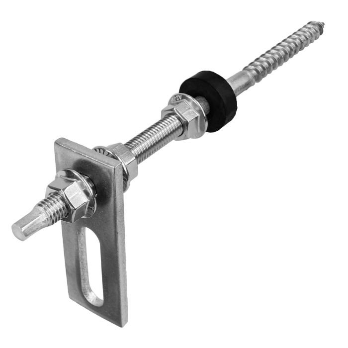 Zestaw montażowy dwugwint M10x200 plus DIN 6923 plus adapter A2 plus EPDM
