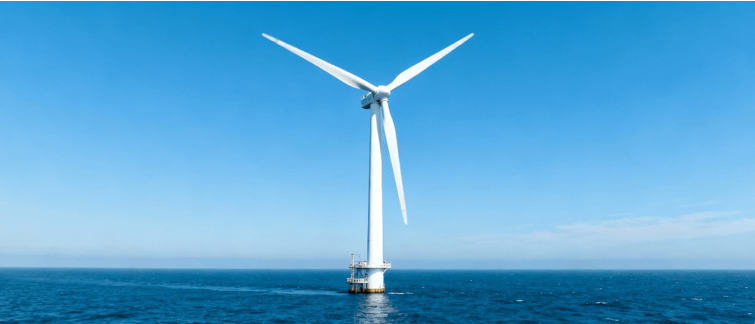 Turbina wiatrowa offshore pracująca w środowisku morskim o wysokim ryzyku korozji